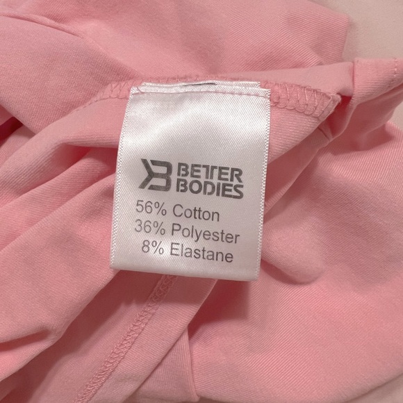 Better Bodies Chelsea Tee, Pale Pink, Size Medium. - Picture 8 of 9